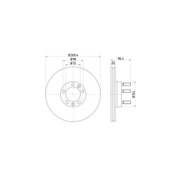 Lot de 2 Disque (x1) TEXTAR 92033600