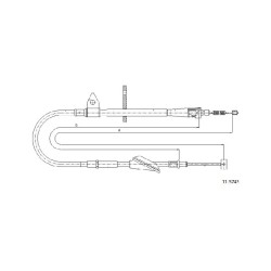 Cable de freins Cabor 11.5743