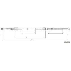 Cable de freins Cabor 10.4138