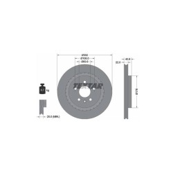 Lot de 2 Disque (x1) TEXTAR 92168305