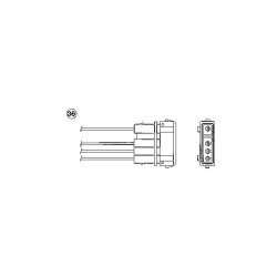 Sonde Lambda NGK OZA572-E1