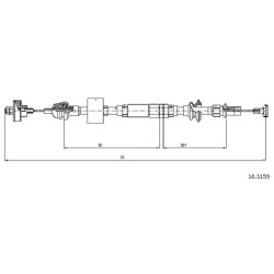 Cable divers Cabor 10.3159