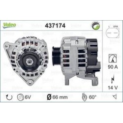 Alternateur Valeo 437174