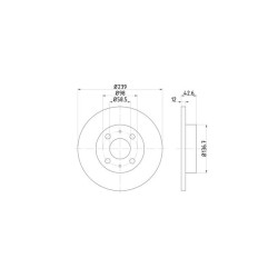 Lot de 2 Disque (x1) TEXTAR 92039100