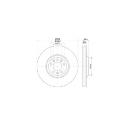 Lot de 2 Disque (x1) TEXTAR 92129503