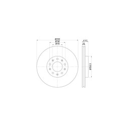 Lot de 2 Disque (x1) TEXTAR 92221103