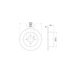 Lot de 2 Disque (x1) TEXTAR 92038400