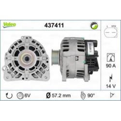 Alternateur Valeo 437411