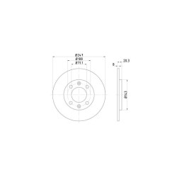 Lot de 2 Disque (x1) TEXTAR 92043200