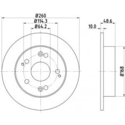 Jeu Disques Mintex MDC1622C