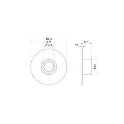 Lot de 2 Disque (x1) TEXTAR 92092600