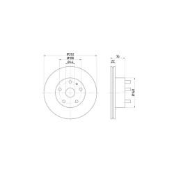 Lot de 2 Disque (x1) TEXTAR 92031300