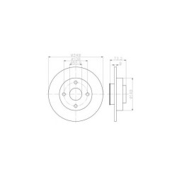 Lot de 2 Disque (x1) TEXTAR 92194103