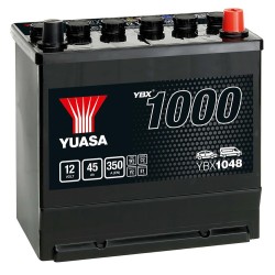 BATTERIE  YBX1048 12V 45Ah 350A Yuasa 220X135X225