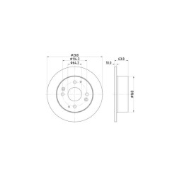 Lot de 2 Disque (x1) TEXTAR 92138600