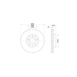 Lot de 2 Disque (x1) TEXTAR 92055400