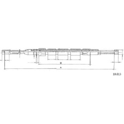 Cable de freins Cabor 10.813