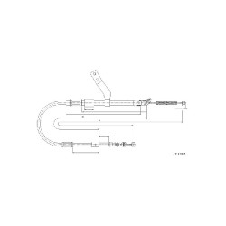 Cable de freins Cabor 17.1287