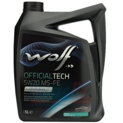 Huile WOLF OFFICIALTECH 5W20 MS-FE Bidon 5L