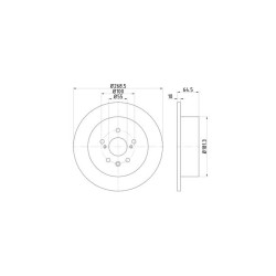 Lot de 2 Disque (x1) TEXTAR 92172903