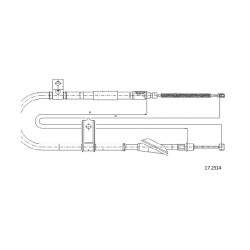 Cable de freins Cabor 17.2514