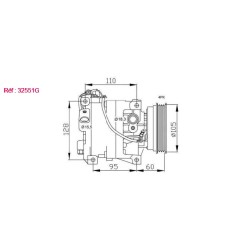 Compresseur NRF 32551G