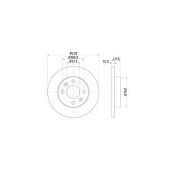 Lot de 2 Disque (x1) TEXTAR 92036103