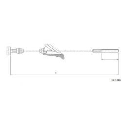 Cable de freins Cabor 17.1286