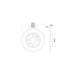 Lot de 2 Disque (x1) TEXTAR 92029803