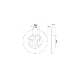 Lot de 2 Disque (x1) TEXTAR 92096400