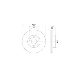 Lot de 2 Disque (x1) TEXTAR 92052100