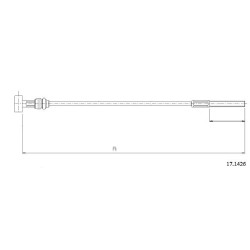 Cable de freins Cabor 17.1426