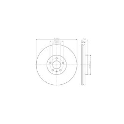 Lot de 2 Disque (x1) TEXTAR 92160205