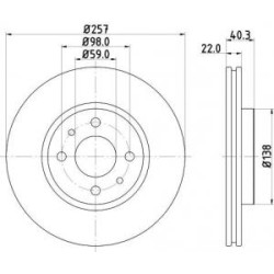 Jeu Disques Mintex MDC1084C