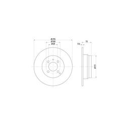 Lot de 2 Disque (x1) TEXTAR 92058700