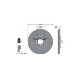 Lot de 2 Disque (x1) TEXTAR 92098505