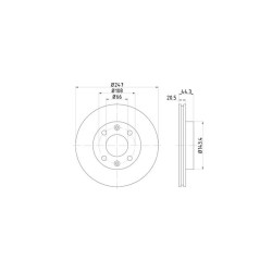 Lot de 2 Disque (x1) TEXTAR 92033800