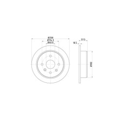 Lot de 2 Disque (x1) TEXTAR 92163000