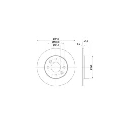 Lot de 2 Disque (x1) TEXTAR 92036003