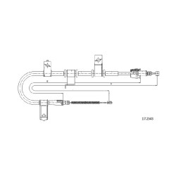 Cable de freins Cabor 17.2543