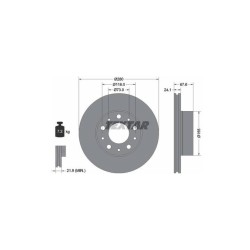 Lot de 2 Disque (x1) TEXTAR 92275105