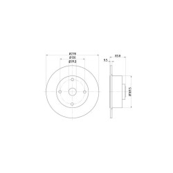 Lot de 2 Disque (x1) TEXTAR 92010300