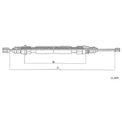 Cable de freins Cabor 11.609