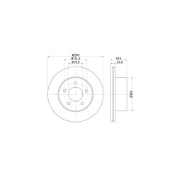 Lot de 2 Disque (x1) TEXTAR 92113500