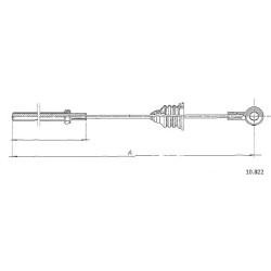 Cable de freins Cabor 10.822