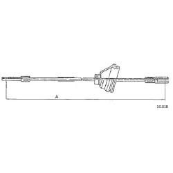 Cable de freins Cabor 10.818