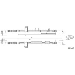 Cable de freins Cabor 11.5463