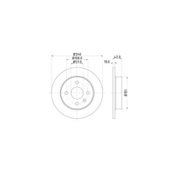 Lot de 2 Disque (x1) TEXTAR 92092003