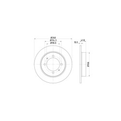 Lot de 2 Disque (x1) TEXTAR 92083003