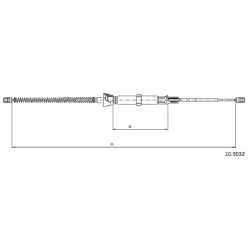 Cable de freins Cabor 10.9032